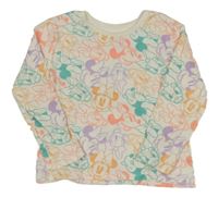 Smetanové triko s barevnou Minnie a Daisy PRIMARK