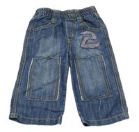 Modré rifle s číslom Happy Puppy