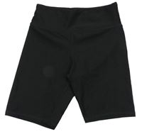 Čierne elastické legínové športové kraťasy H&M