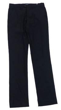 Tmavomodré slávnostné chino nohavice Jack & Jones