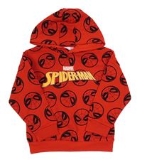 Červená mikina so Spidermanem a kapucňou Primark