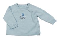 Světlemodrý svetr s medvědem Nutmeg