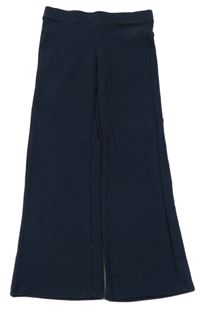 Tmavomodré teplákové nohavice M&S