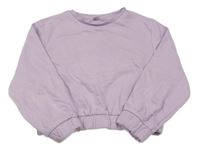 Lila crop mikina Little Kids