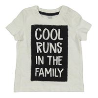 Bílé tričko s nápisem C&A