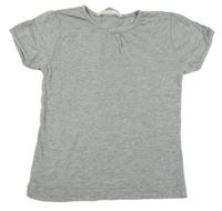 Sivé melírované tričko