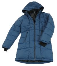 Tmavomodrý šušťákový zimný kabát s kapucňou Dare 2B