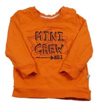 Oranžová mikina s nápisom Liegelind