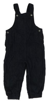 Tmavomodré laclové manšestráky F&F