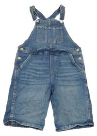 Modré laclové riflové kraťasy s kapsou H&M