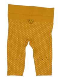 Okrové puntíkaté tepláky s čumákem C&A