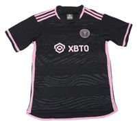 Černo-růžový fotbalový dres - Messi 