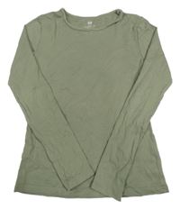 Khaki tričko H&M