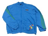 Modrá propínací mikina s legem Adidas