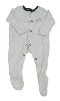 Bielo-sivý overal s dinem George