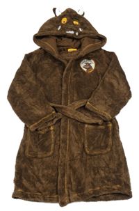 Hnědý plyšový župan s kapucí - Gruffalo