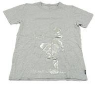 Svetlosivé tričko s fotbalistou Jako-o