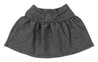 Čierno-strieborná trblietavá sukňa Zara
