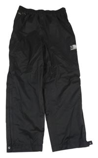 Černé šusťákové kalhoty s logem Karrimor