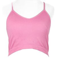 Dámsky ružový rebrovaný crop top zn. Primark