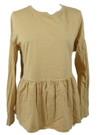 Dámske béžové peplum tričko George