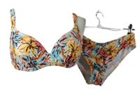 Dámske farebné vzorované dvoudílné plavky zn. Shein