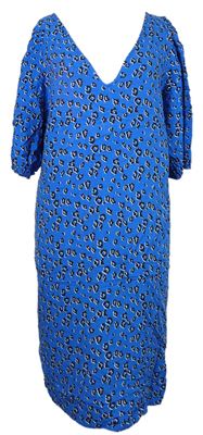 Dámské safírové vzorované šaty George 