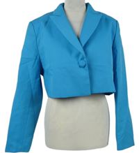 Dámske tyrkysové sakové bolerko Boohoo