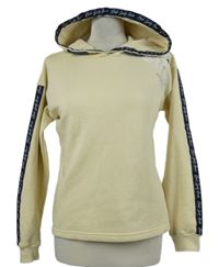 Dámská béžová mikina s pruhy a kapucí Bench 