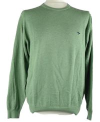 Pánský světlezelený svetr Fynch-Hatton 