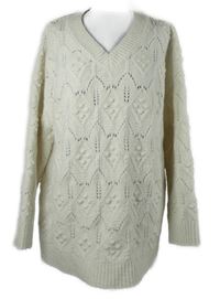 Dámský smetanový vzorovaný svetr V by Very 