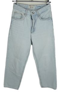 Dámské světlemodré baggy rifle Pull&Bear 