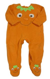 Oranžový fleecový overal - dýně George