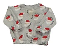 Sivá mikina so Santa Clausem F&F