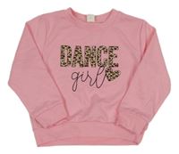 Svetloružová ľahká mikina s nápisom Shein