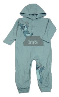 Modrá tepláková kombinéza so Stichem a kapucňou George