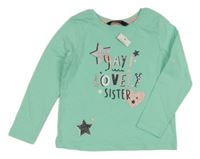 Nové - Mátové triko s nápisem George