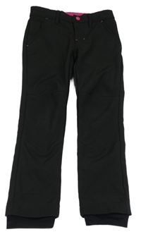 Černé softshellové kalhoty