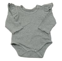 Šedé body s volánkem