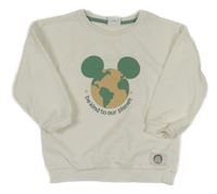 Biela mikina s obrázkom Disney