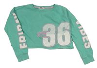 Mátová crop mikina s číslem H&M