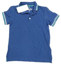 Tmavomodré polo tričko M&S
