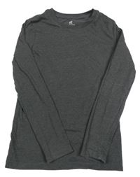 Tmavošedé triko H&M