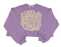 Lial crop mikina s nápisom H&M