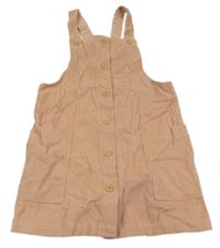 Svetloružové menšestrové na traké prepínaci šaty Mango