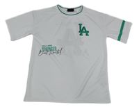 Biele športové tričko s písmeny Ergeenomixx