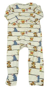 Béžovo-černý pruhovaný overal s Púem a přáteli Name it