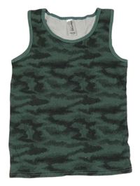 Kaki-čierne army bodkovaná é tielko Chapter young