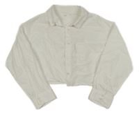 Bíá crop halenka Zara