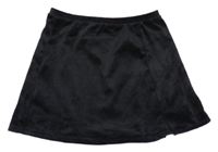 Čierna zamatová sukňa H&M